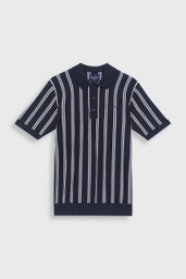 Salas polo shirt NAVY STRIPE